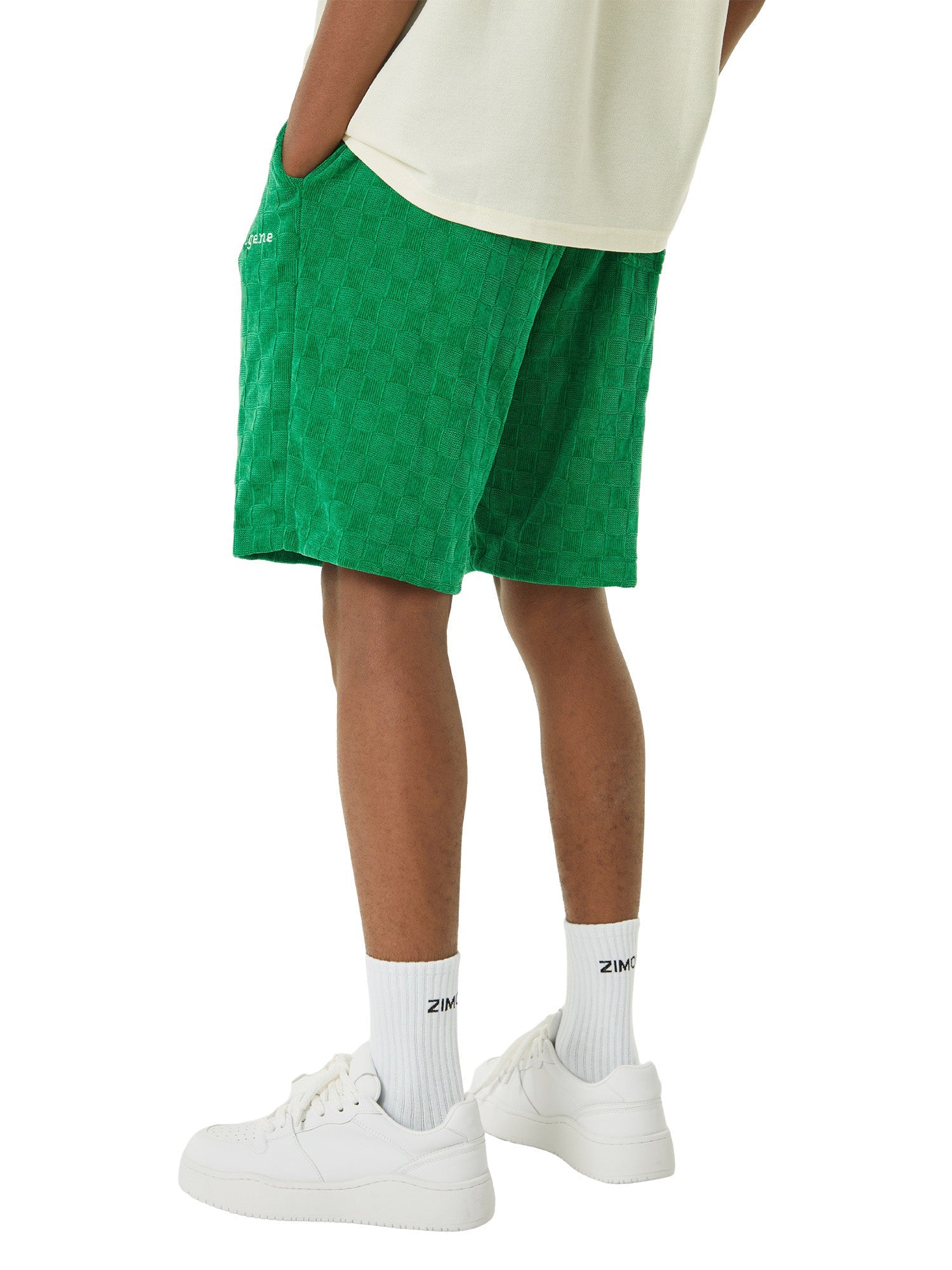 Sneakerhill Embroidered Corduroy Shorts -1181