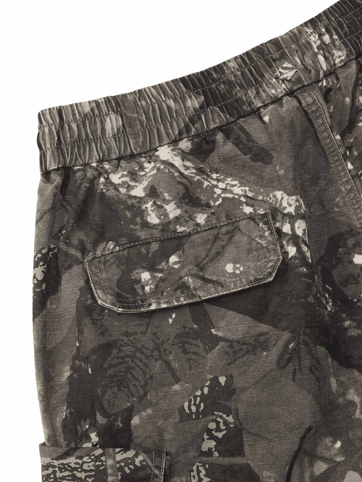 Sneakerhill Fallen Leaf Camouflage Pocket Workwear Shorts - 2050 SP2406042CVS