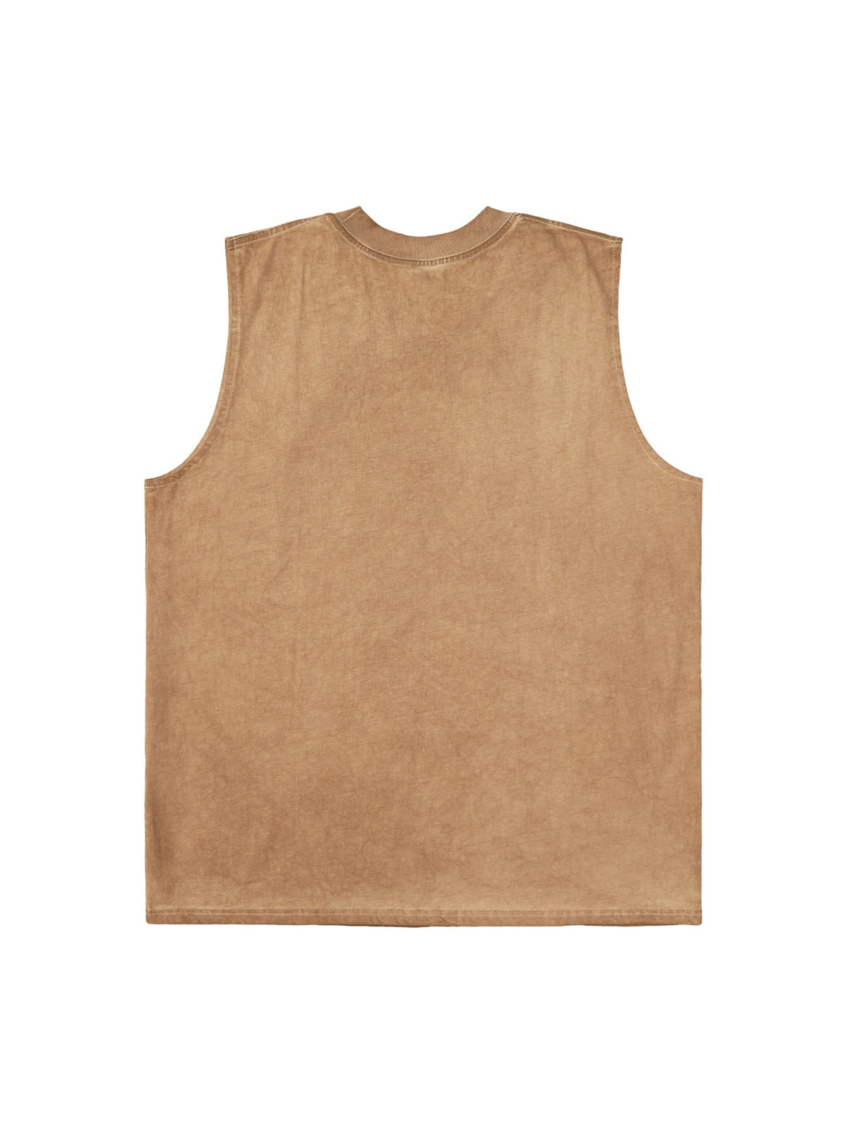 Sneakerhill Washed Flame Letters Street Rap Vest SP240604NMJV