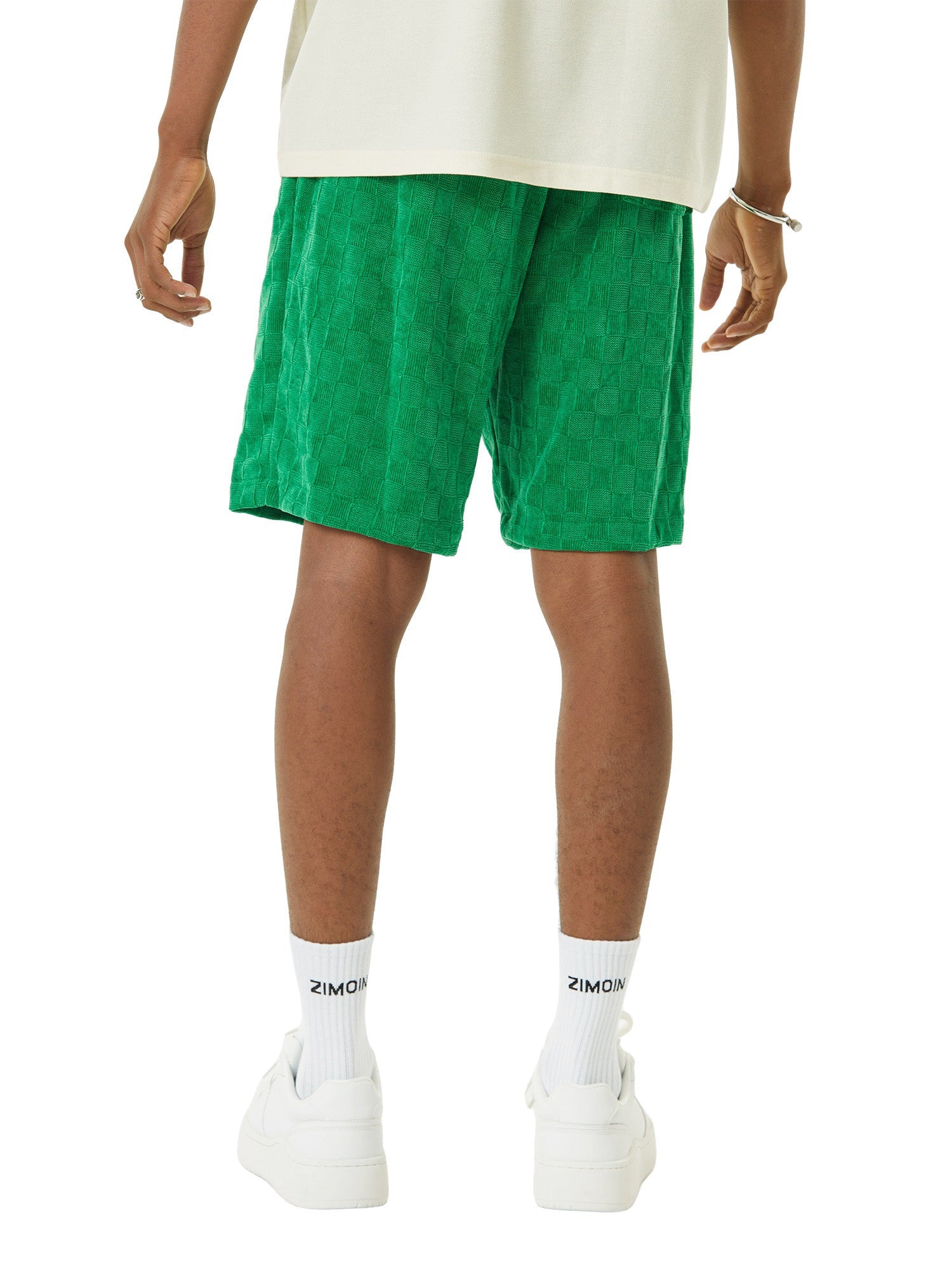 Sneakerhill Embroidered Corduroy Shorts -1181