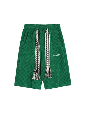 Sneakerhill Embroidered Corduroy Shorts -1181