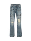 Sneakerhill Washed Graffiti Ripped Jeans SP230421UDGM