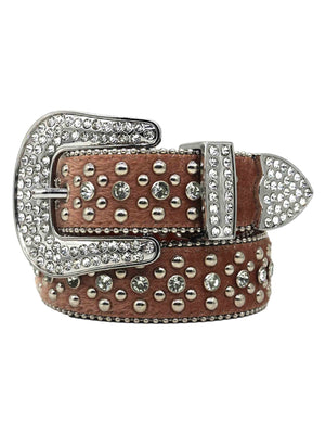 Sneakerhill Hip Hop Punk Rhinestone Belt