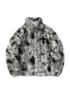 Sneakerhill Plush Cross Embroidered Lambswool Jacket - 1558 SP221209I2DR