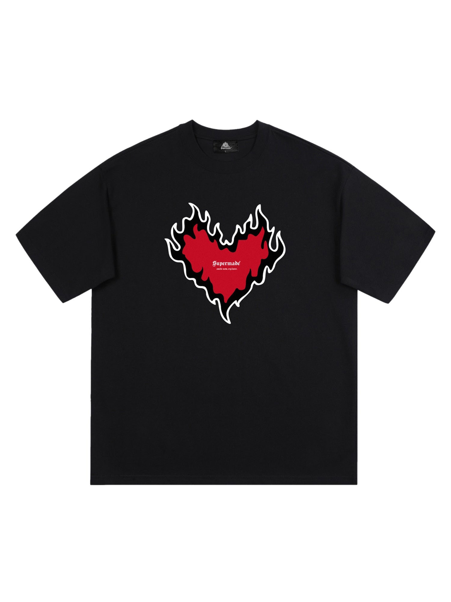 Sneakerhill Heart Print T-shirt SP230424AKBP