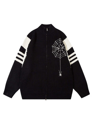 Sneakerhill Spider Loose Sweater Coat