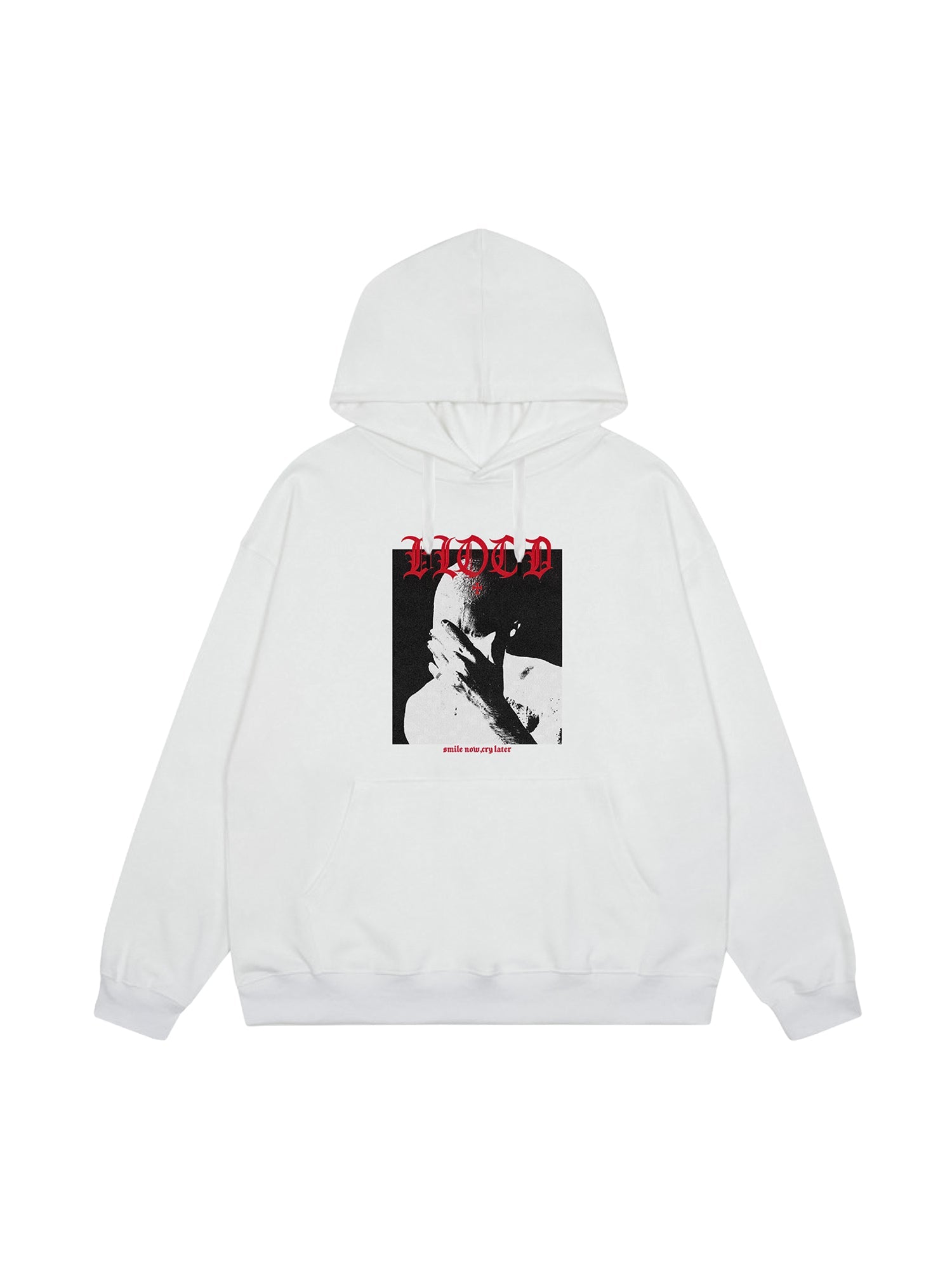 Sneakerhill Portrait Print Hoodie SP221212LWF0