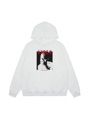 Sneakerhill Portrait Print Hoodie SP221212LWF0