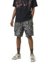 Sneakerhill Fallen Leaf Camouflage Pocket Workwear Shorts - 2050 SP2406042CVS