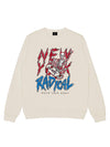 Sneakerhill Skateboard Skull Pullover Crewneck Sweatshirt -1075 - sneakerhillcom