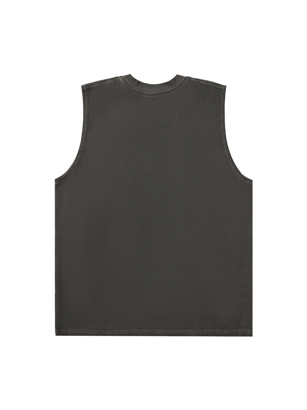 Sneakerhill Washed Flame Letters Street Rap Vest SP240604NMJV