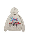 Sneakerhill Hip-hop Creative Fun Embroidered Hoodie