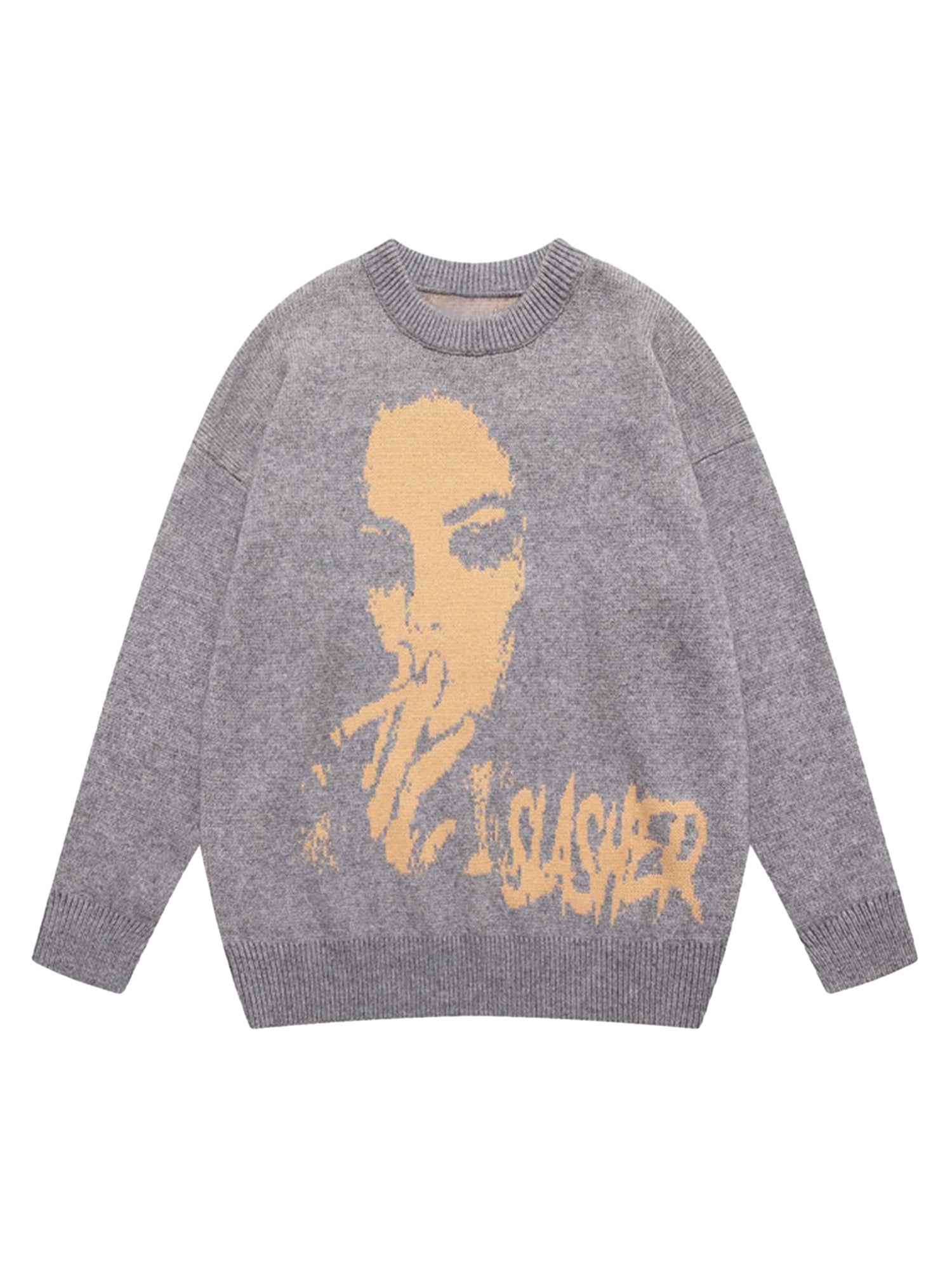 Sneakerhill Street Vintage Character Knit Sweater SP230817SE6P