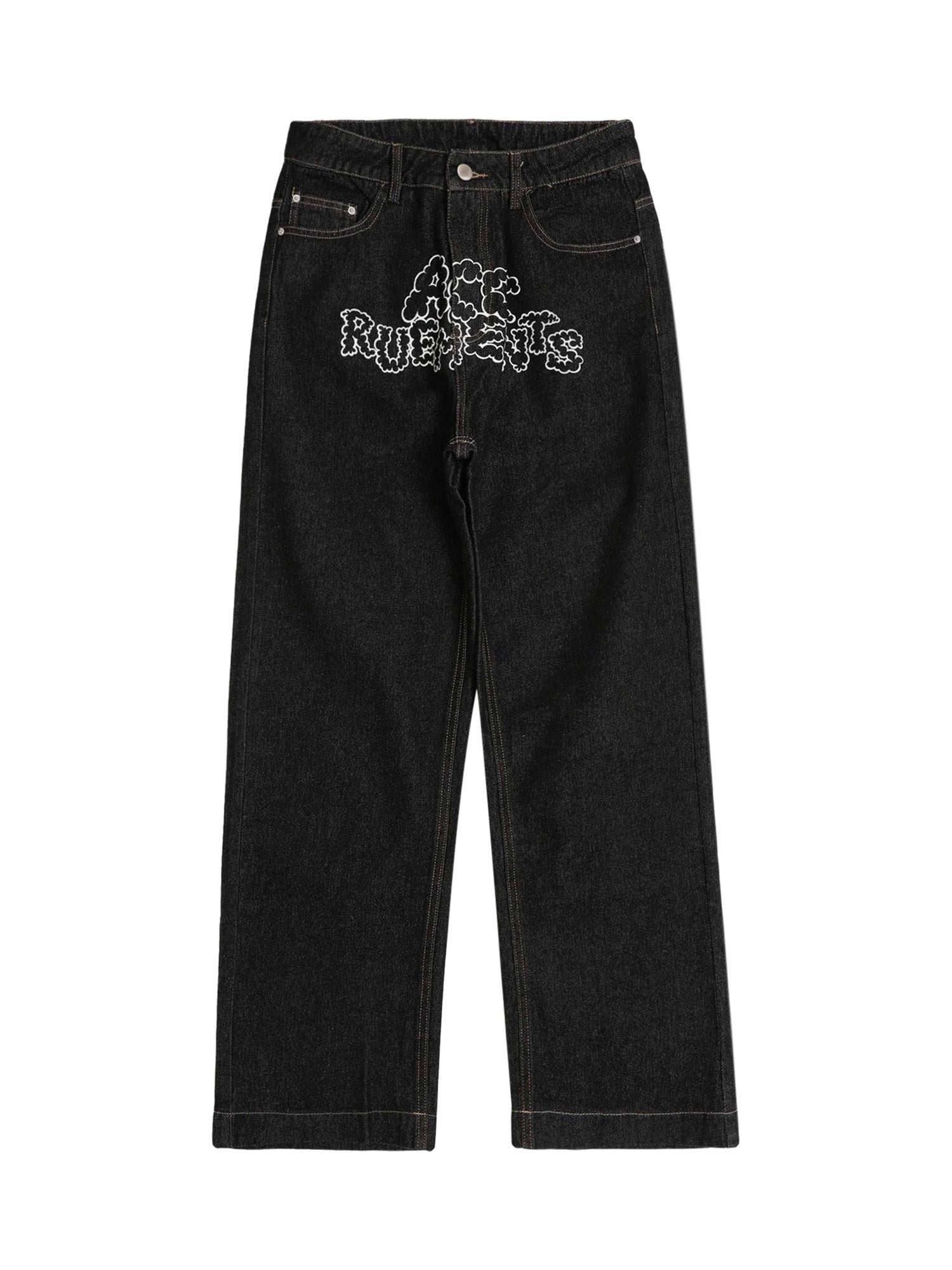 Sneakerhill Star Letter Print Jeans - 1594 SP230320TSM7