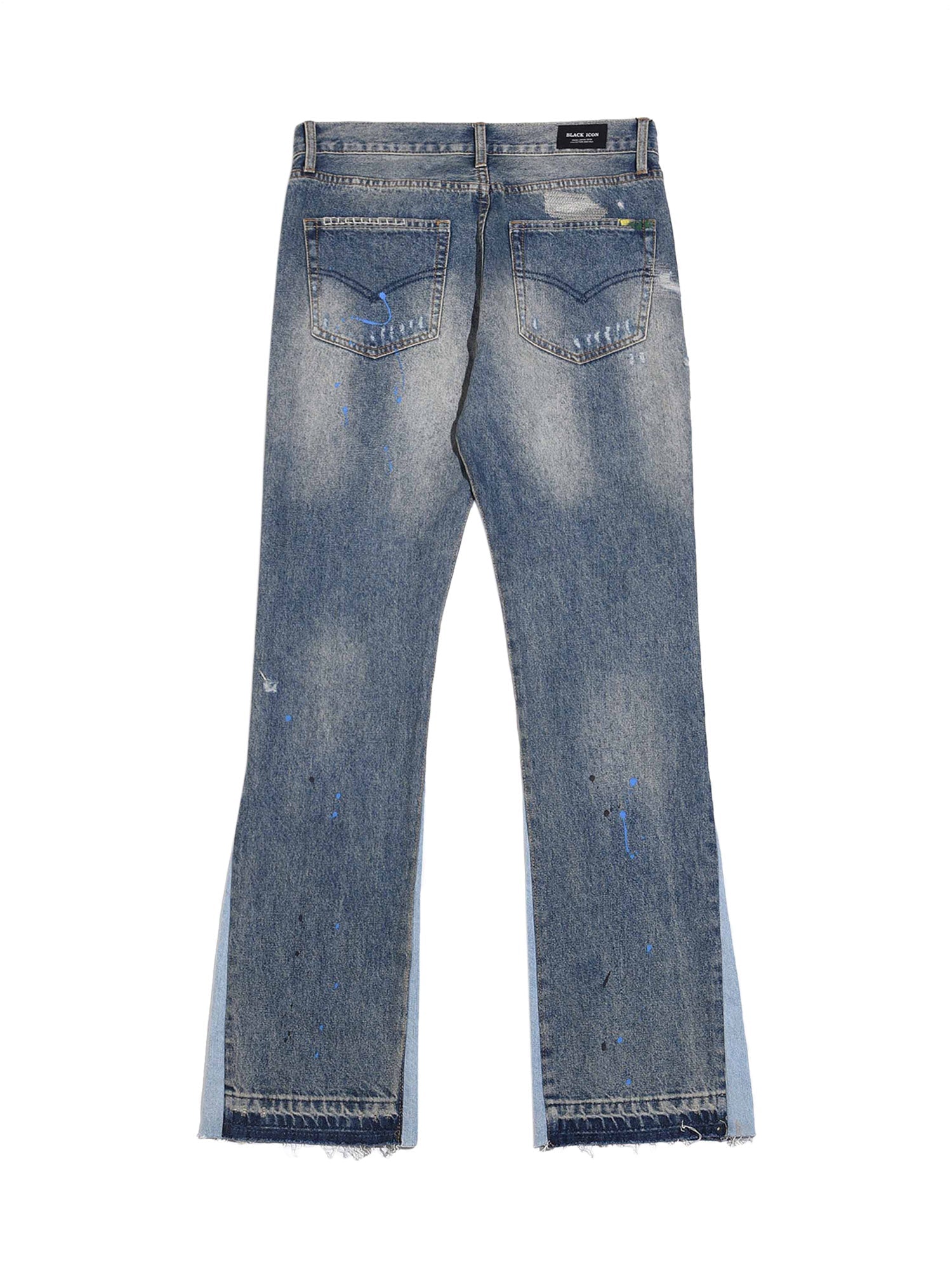 Sneakerhill Splashing Ink Patchwork Jeans SP220617N6SV