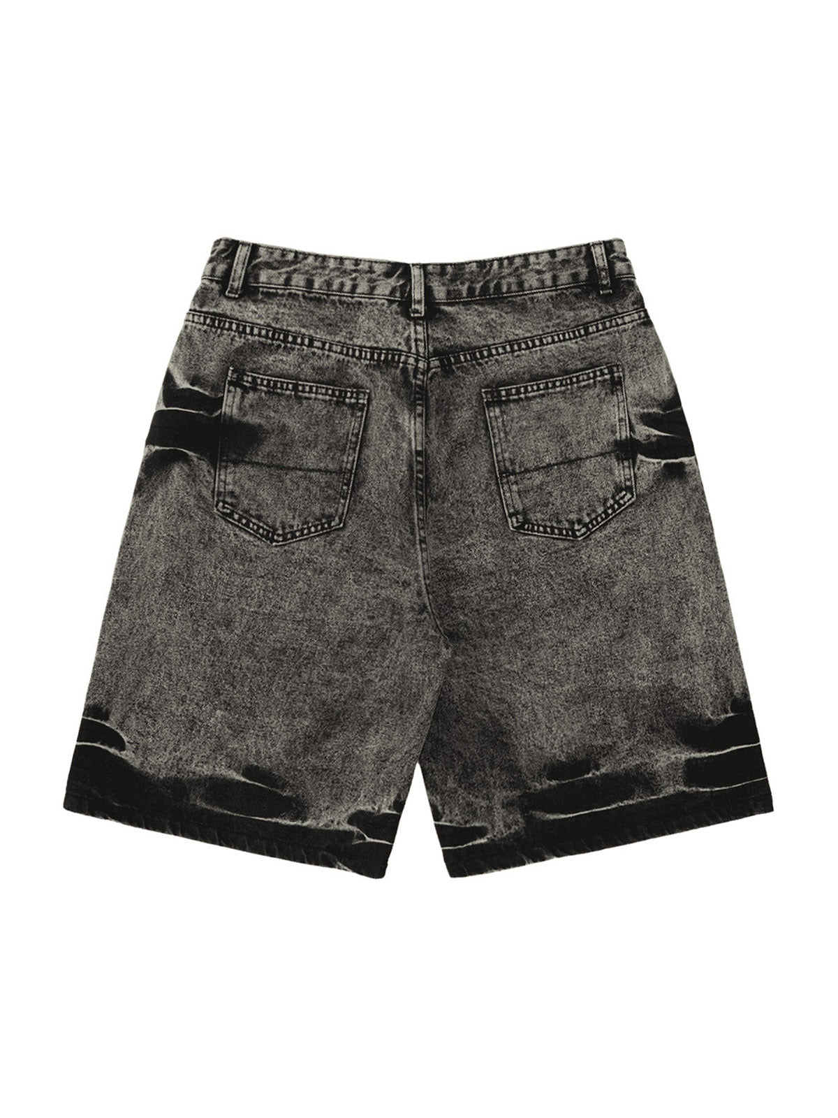 Sneakerhill High Street Washed Distressed Denim Shorts SP240612Q5DU