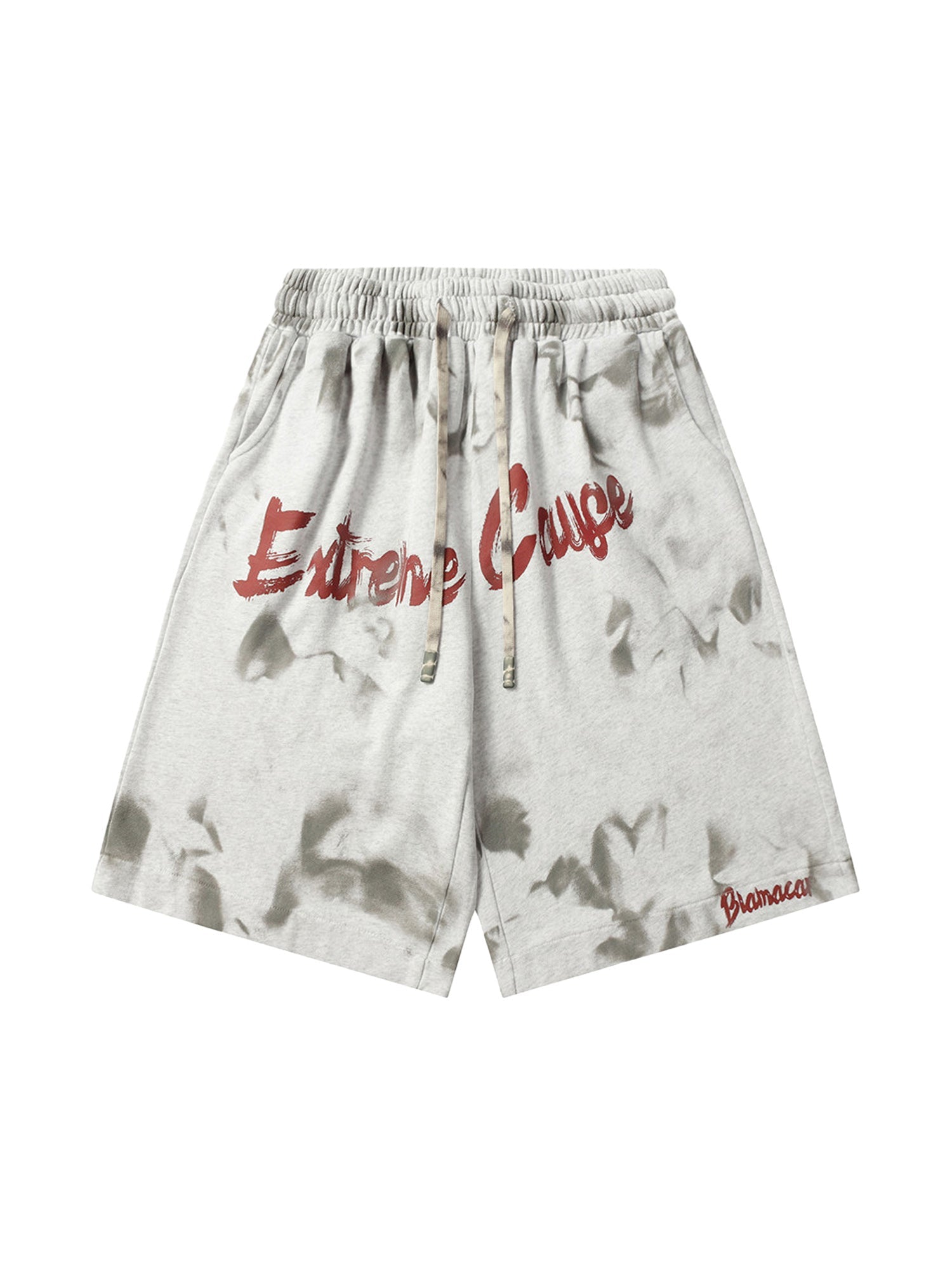 Sneakerhill High Street Design Tie-dye Letter Casual Shorts SP240601GVCJ