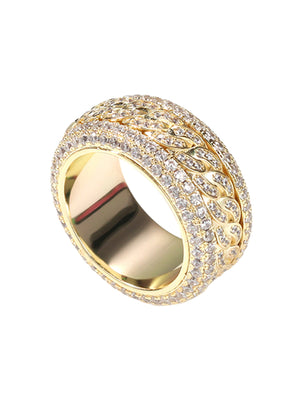 Sneakerhill Full Diamond Spinnable Ring