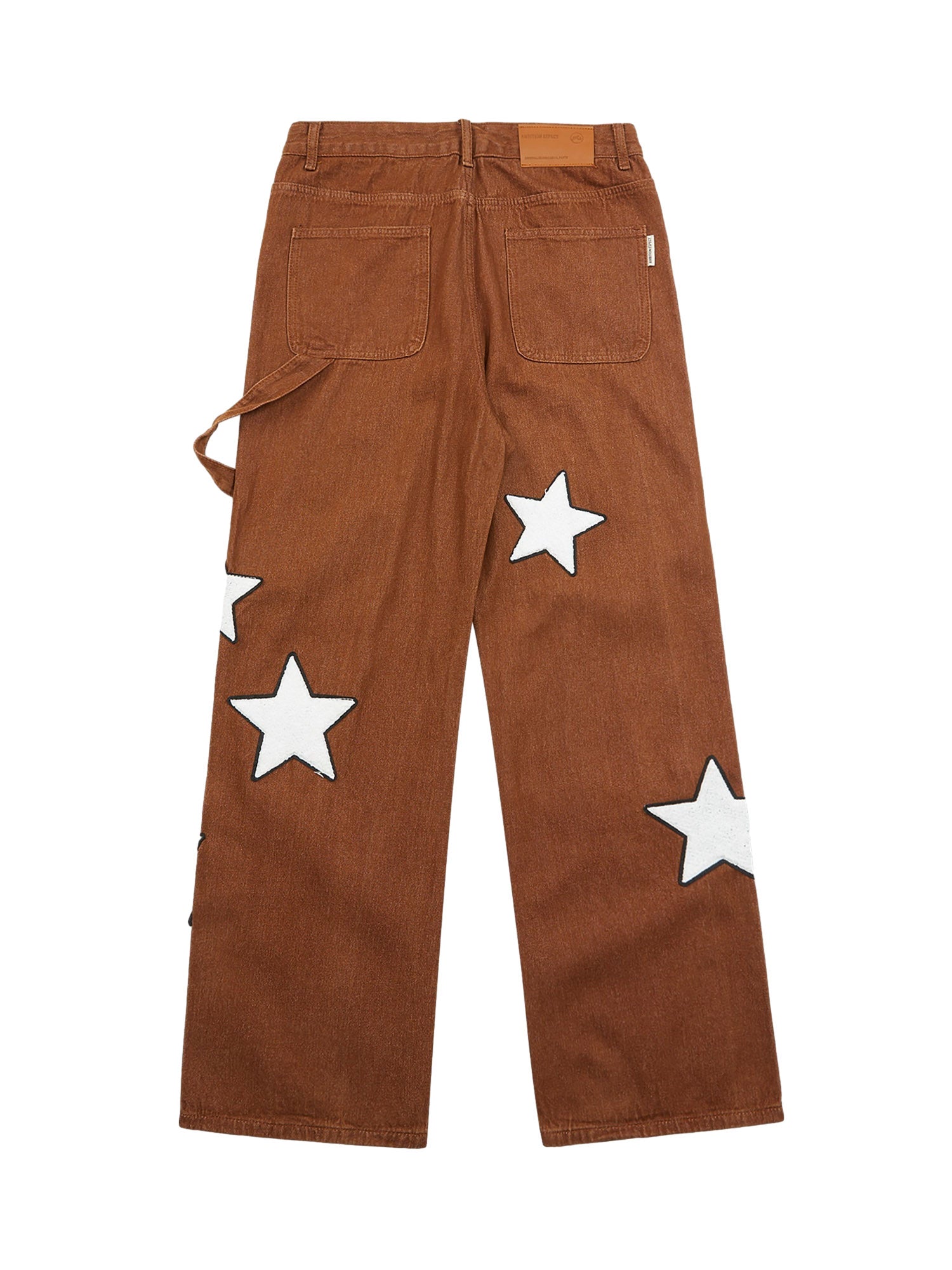 Sneakerhill American Retro Embroidered Five-pointed Star Jeans SP240302G2BL