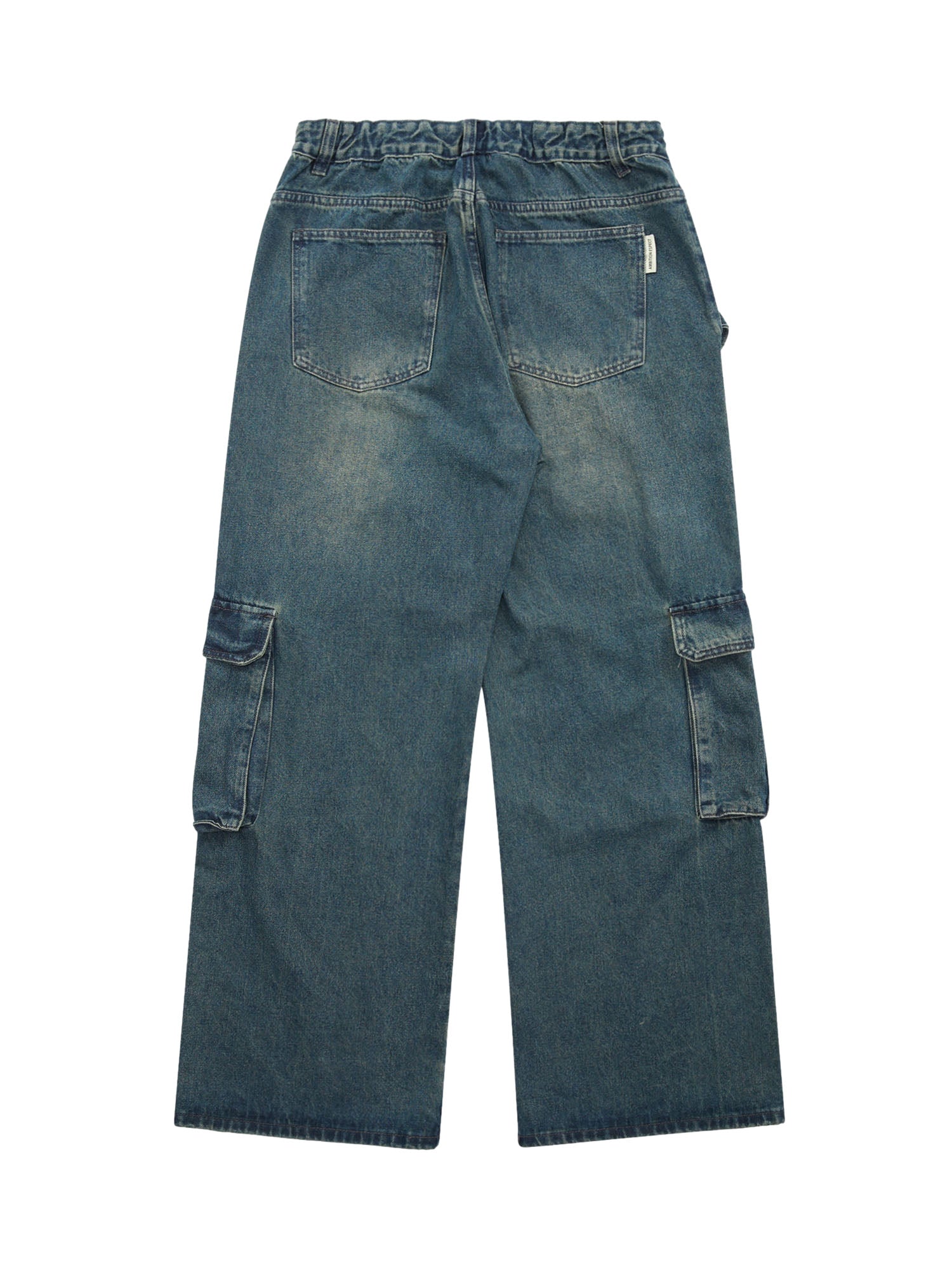 Sneakerhill High Street Heavy Duty Design Multi-pocket Jeans SP240302S59U