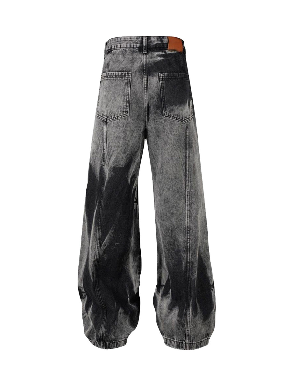 Sneakerhill High Street Washed Distressed Work Jeans - 2163 - sneakerhillcom