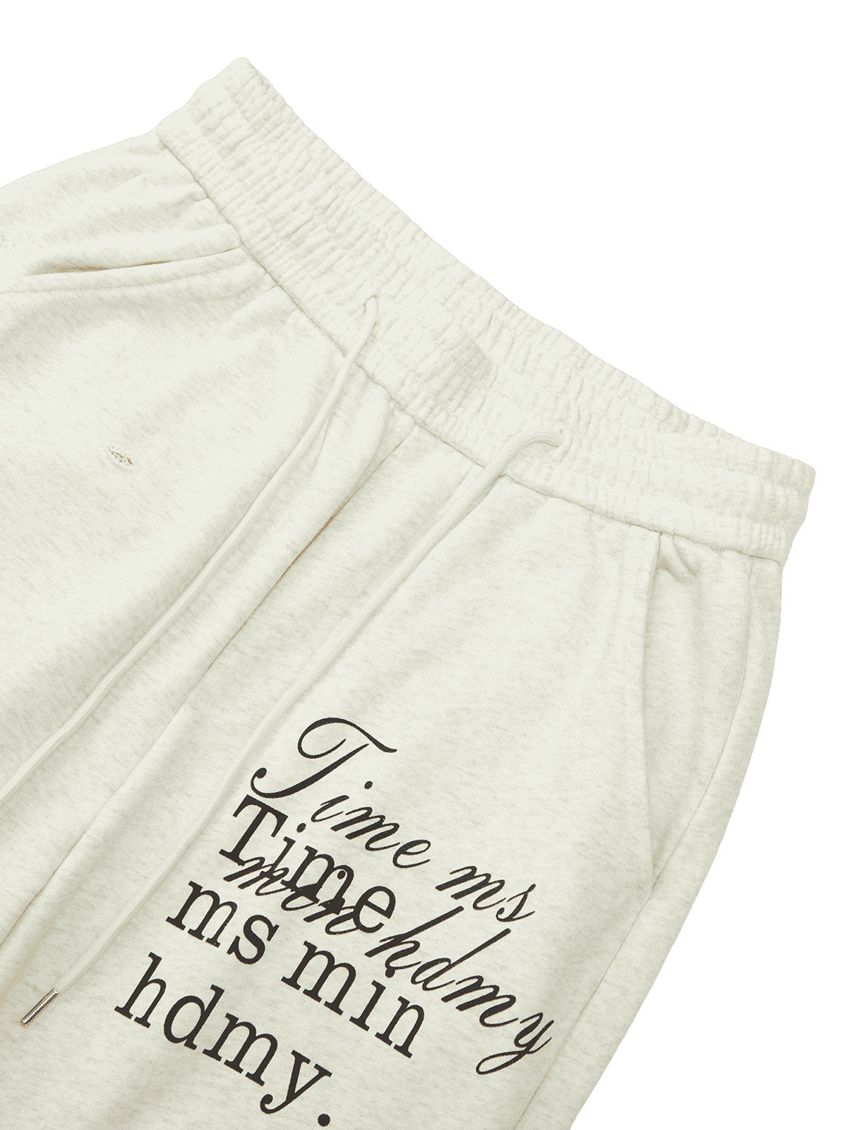 Sneakerhill Cut Hole Angel Drawing Letter Pants