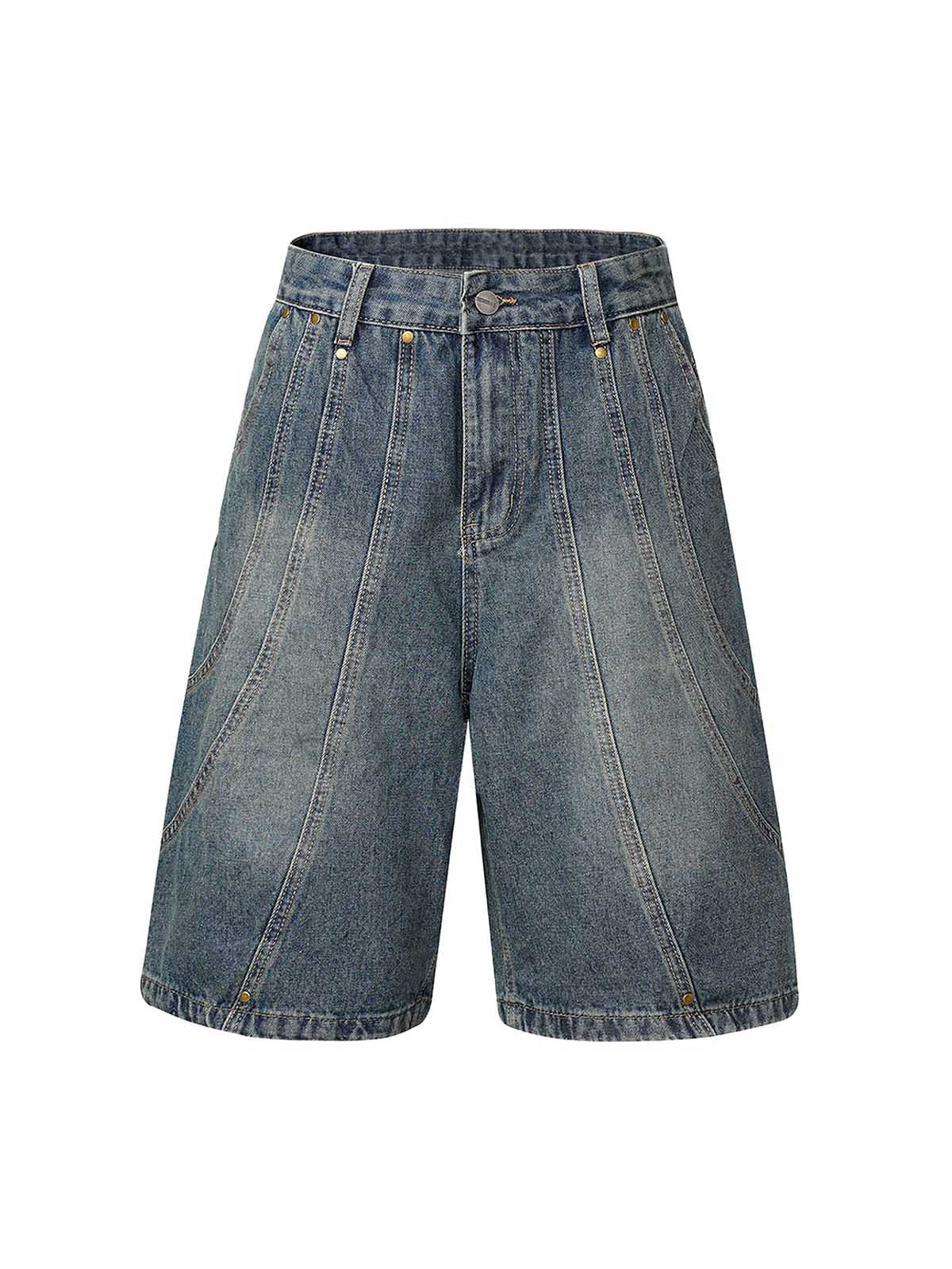 Sneakerhill High Street Washed Distressed Denim Shorts SP2406210CVW