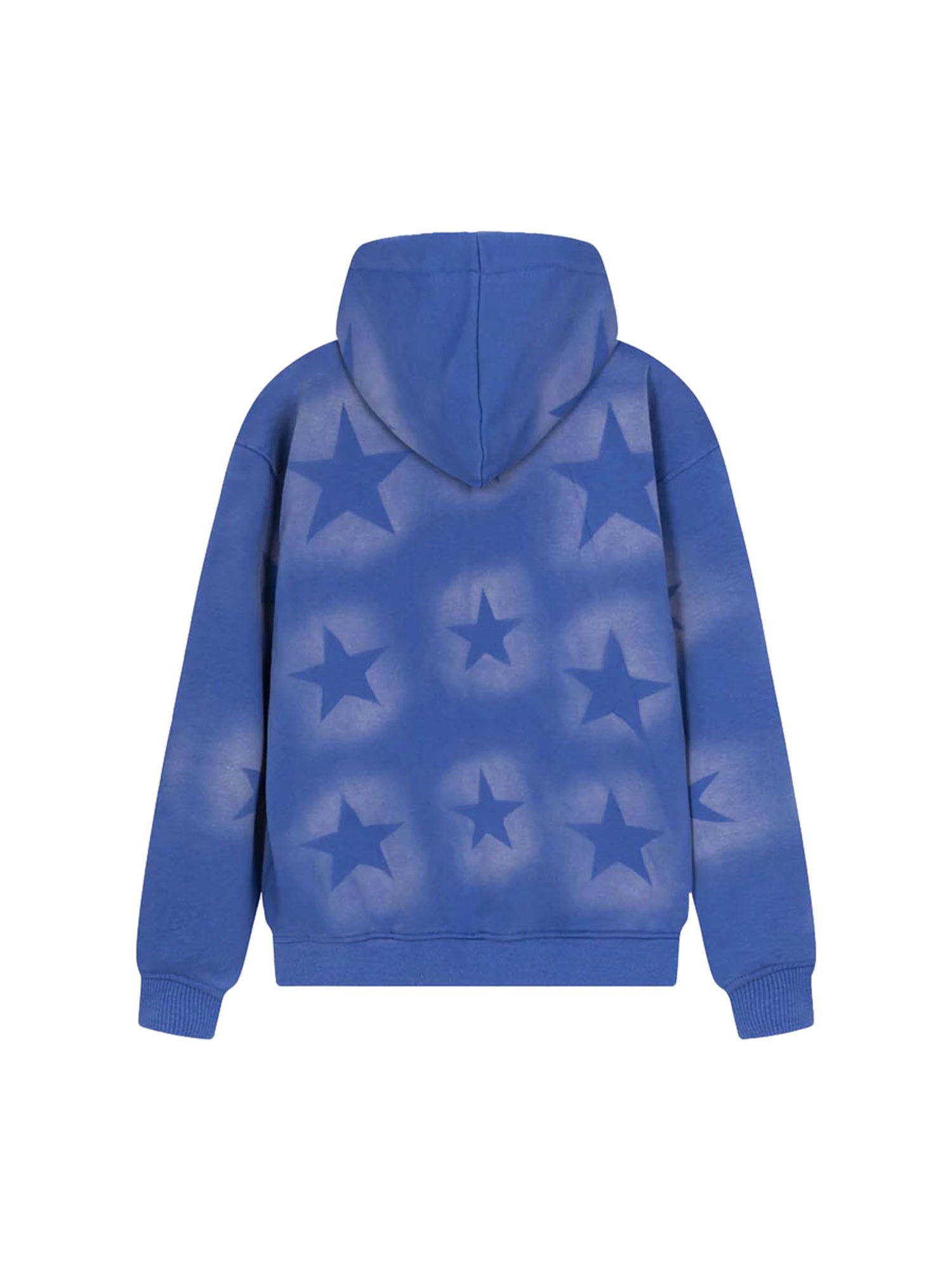 Sneakerhill Star Letter Print Zipper Hoodie Jacket - 1540 SP230217TI4B