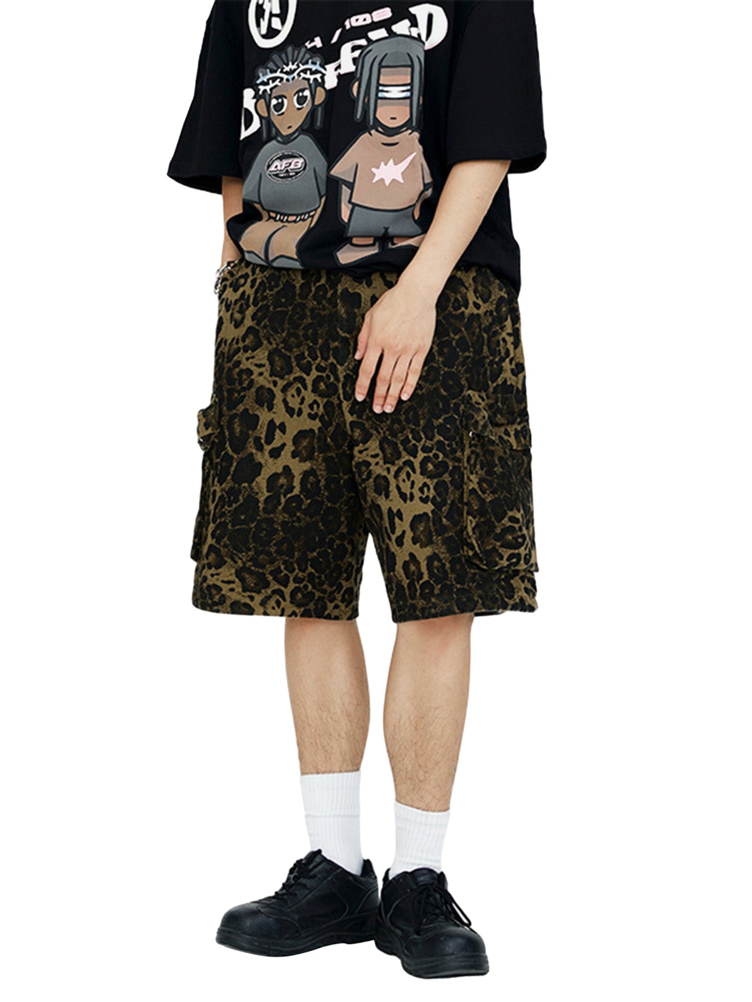 Sneakerhill Street Leopard Print Shorts - 2021 SP240420EKWC