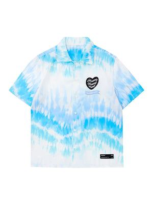 Sneakerhill Tie Dye Short Sleeve Shirt - sneakerhillcom