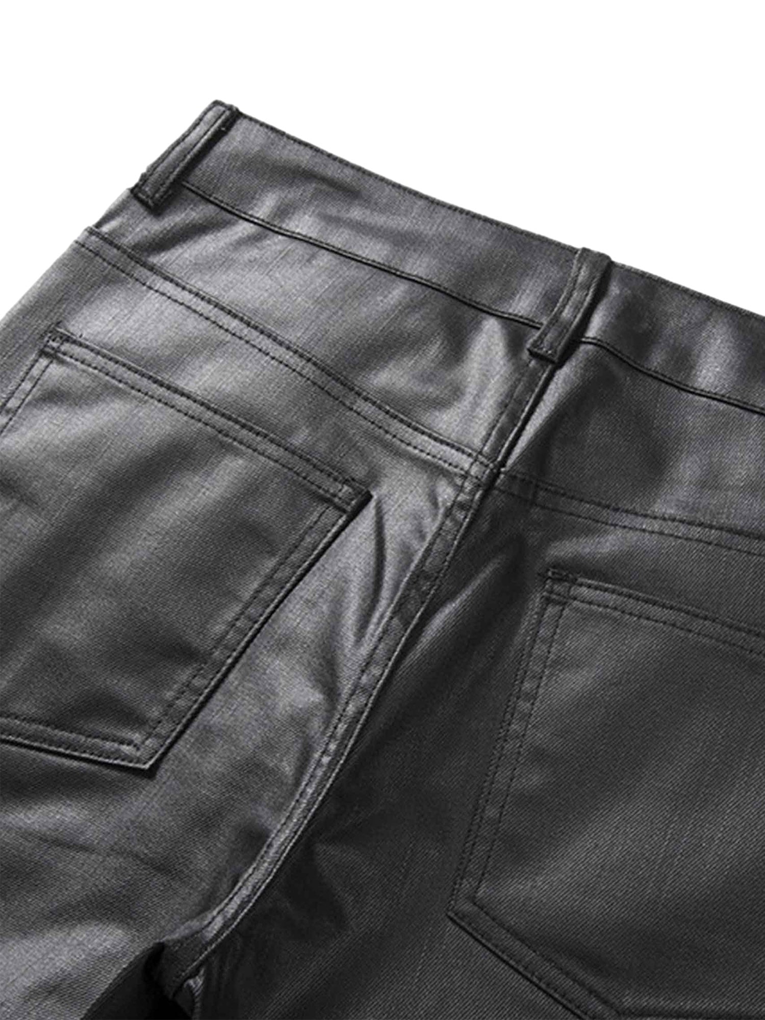 Sneakerhill Retro Zipper Pocket Slim Straight Pants SP2212197FL4