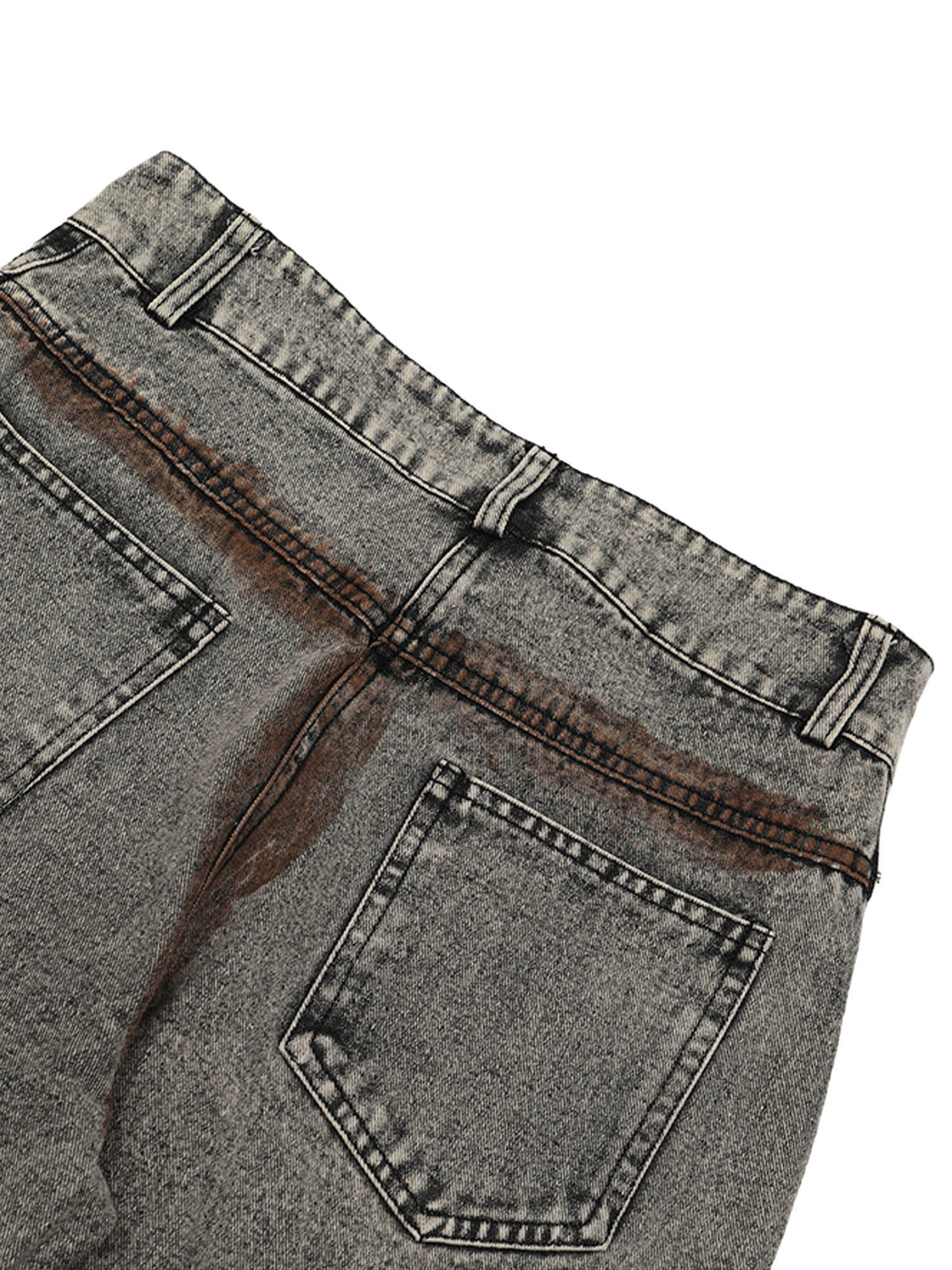 Sneakerhill American Street Style Washed Distressed Jeans - sneakerhillcom