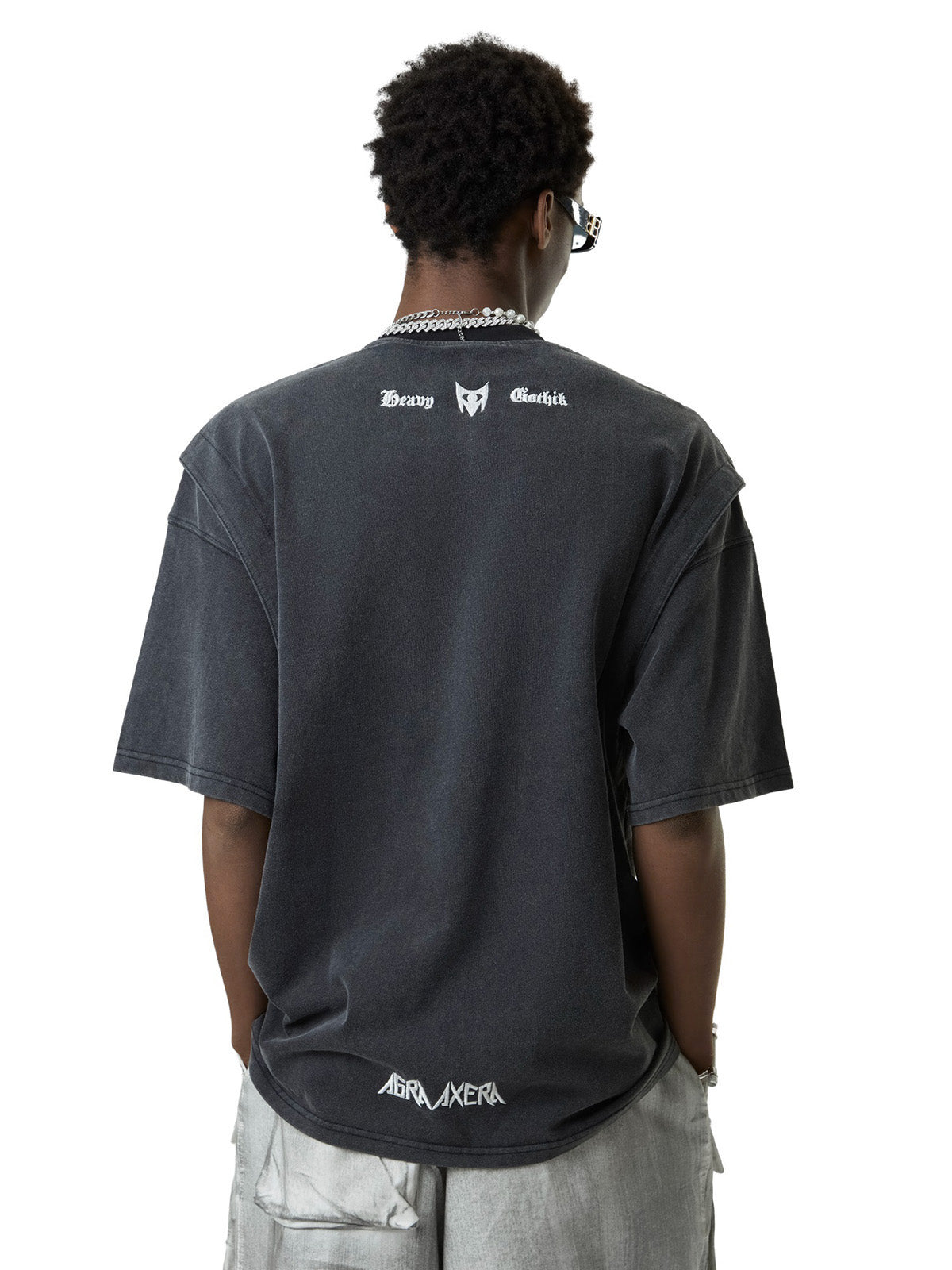 Sneakerhill Blown Blod Vocal Font Rap T-Shirt - 2044