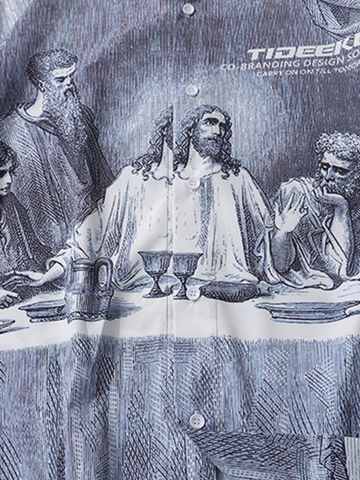 Sneakerhill The Last Supper Printed Shirts SP240313IEUP