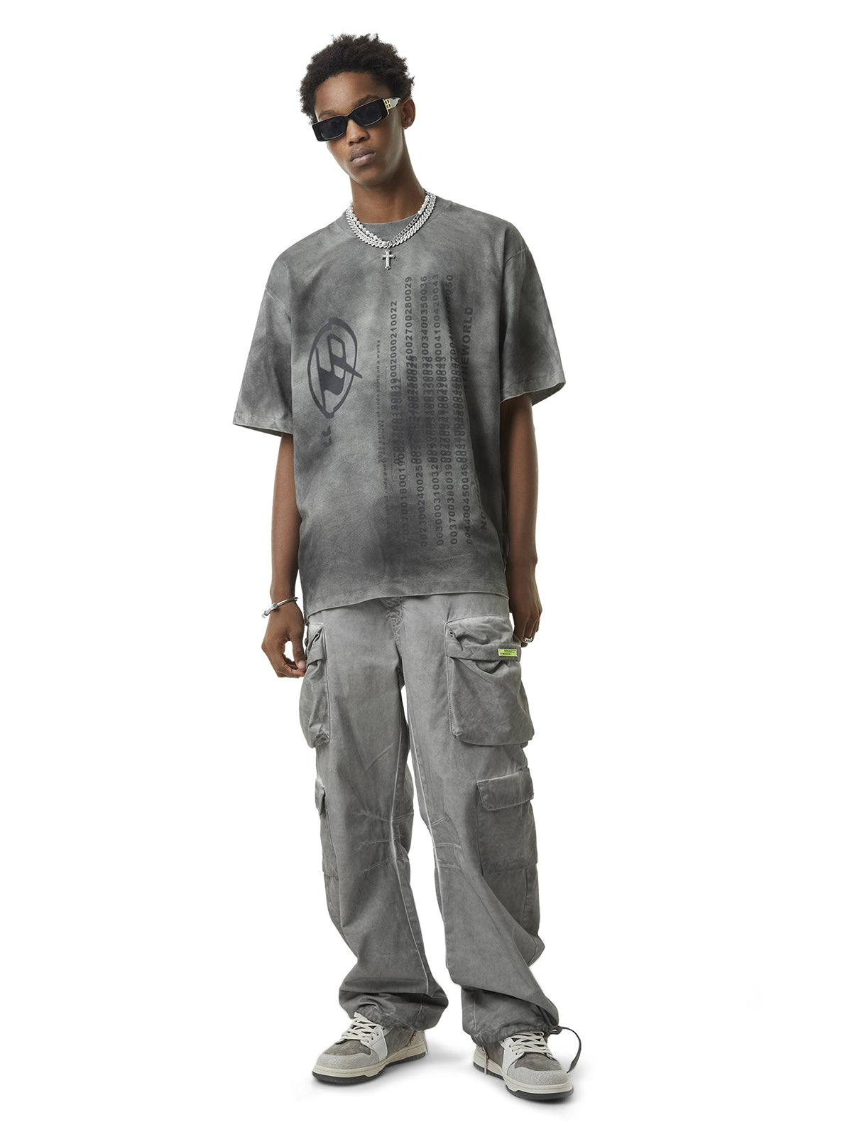 Sneakerhill Vintage Wasteland Style Multi Pocket Work Pants