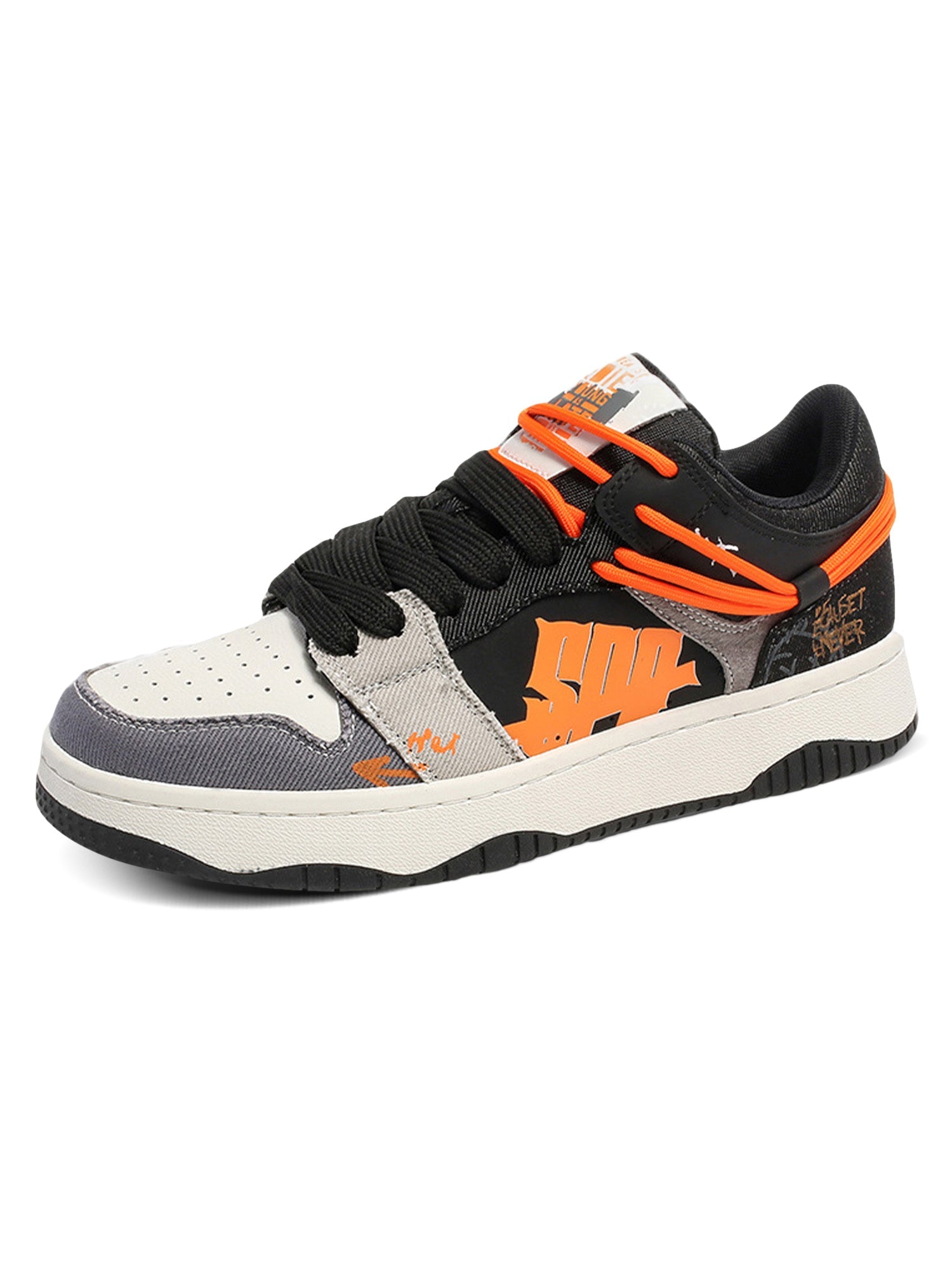 Sneakerhill Vintage Contrasting Color Sneakers - sneakerhillcom