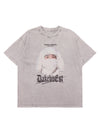 Sneakerhill Portrait Washed Distressed Street Rap T-shirt SP240603JUS6