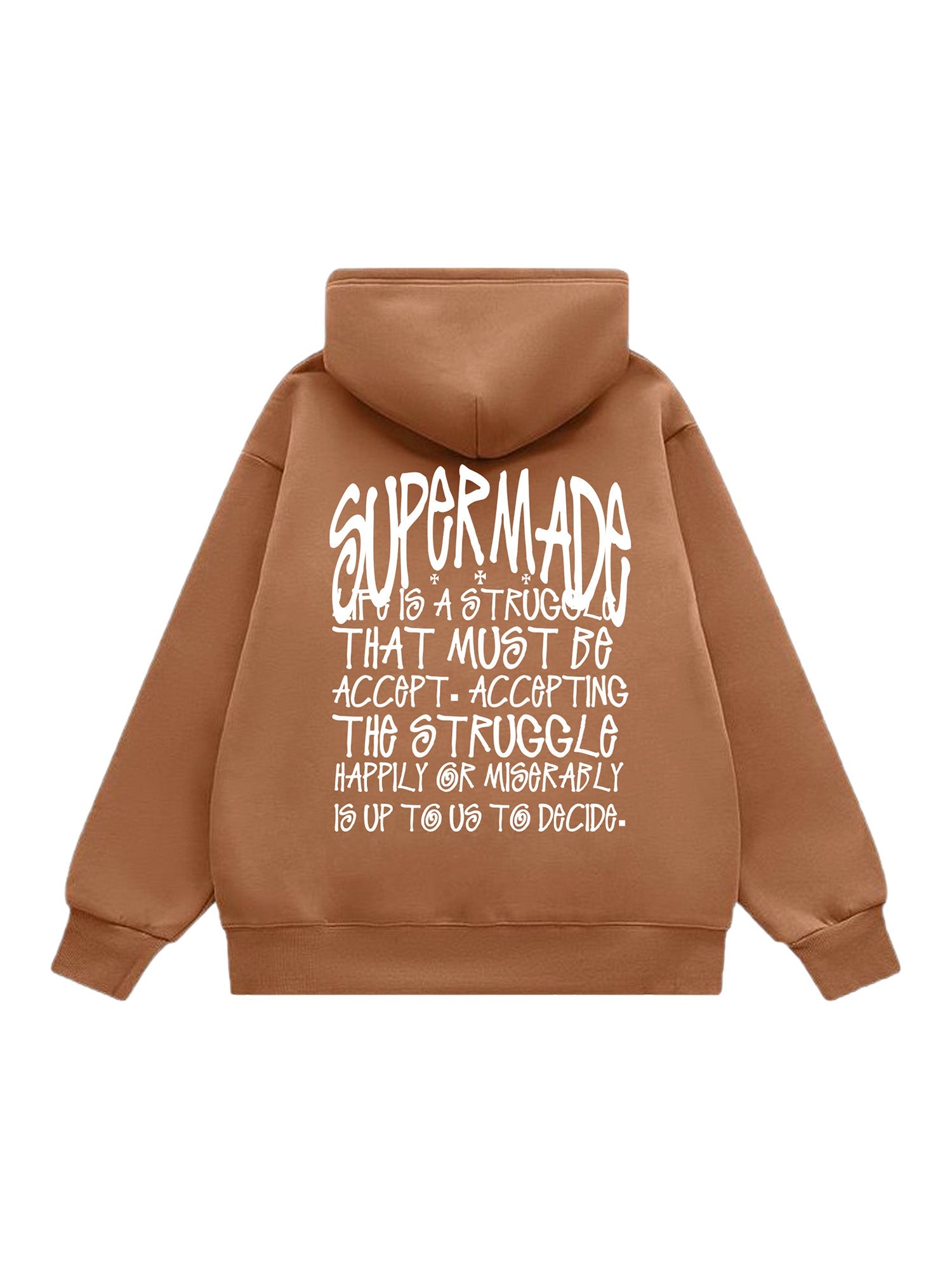 Sneakerhill Interest Letter Print Hoodie