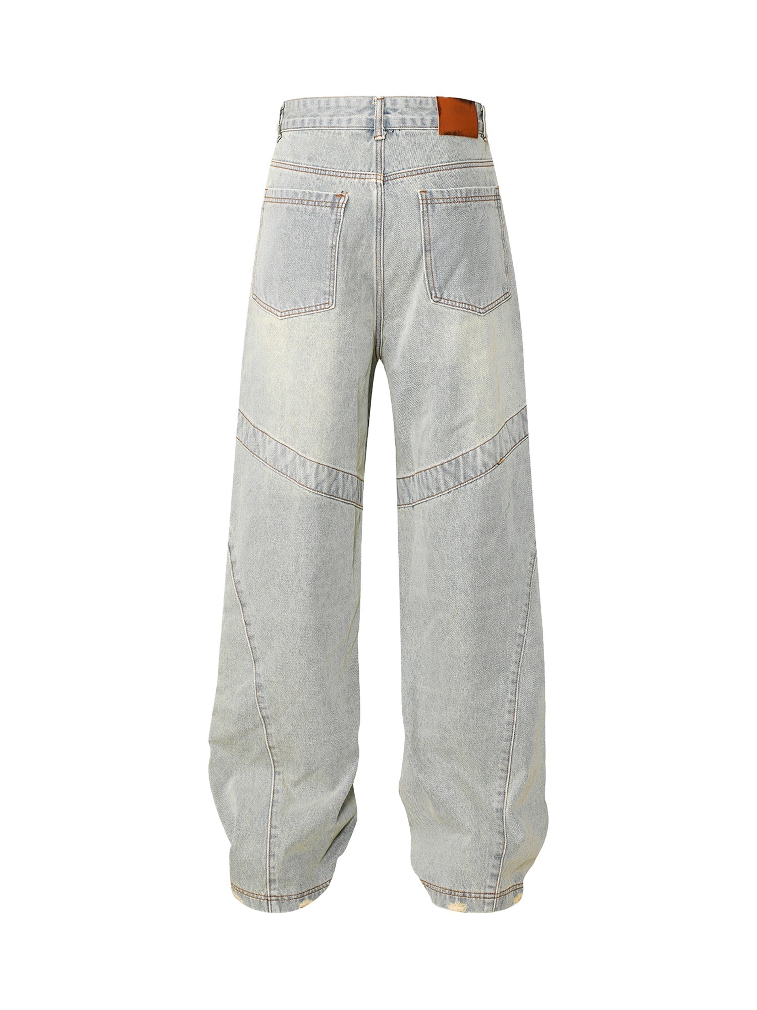 Sneakerhill American High Street Washed Distressed Jeans - sneakerhillcom