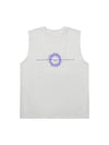 Sneakerhill Thorn Ring Retro Font Street Rap Sleeveless Vest SP240614S1CG