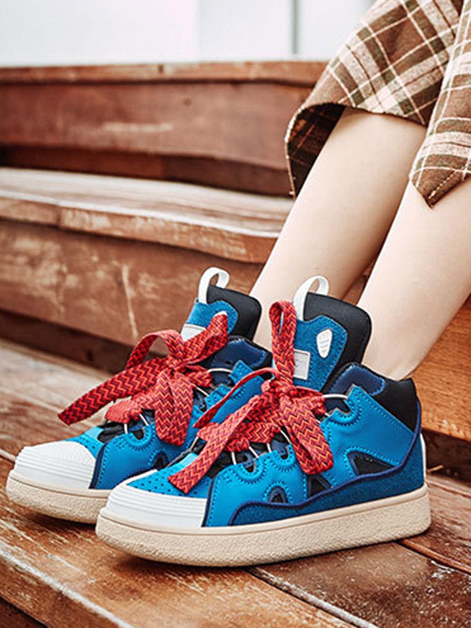 Sneakerhill Hip-Hop High-Top Casual Sneakers - 1845 SP220930GW1N