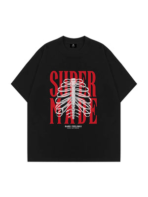 Sneakerhill Skull Printed Logo Design T Shirt -1159 - sneakerhillcom