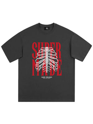 Sneakerhill Skull Printed Logo Design T Shirt -1159 - sneakerhillcom