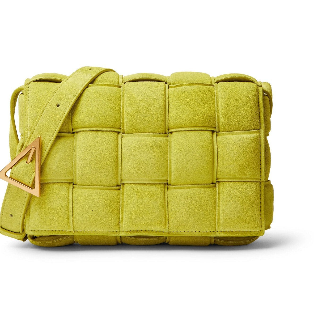 Sneakerhill - Suede Shoulder Bag Yellow Green - sneakerhillcom