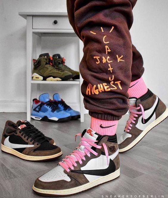 Custom Air Jordan 1 x Travis Scott AJ1 luxurysteps