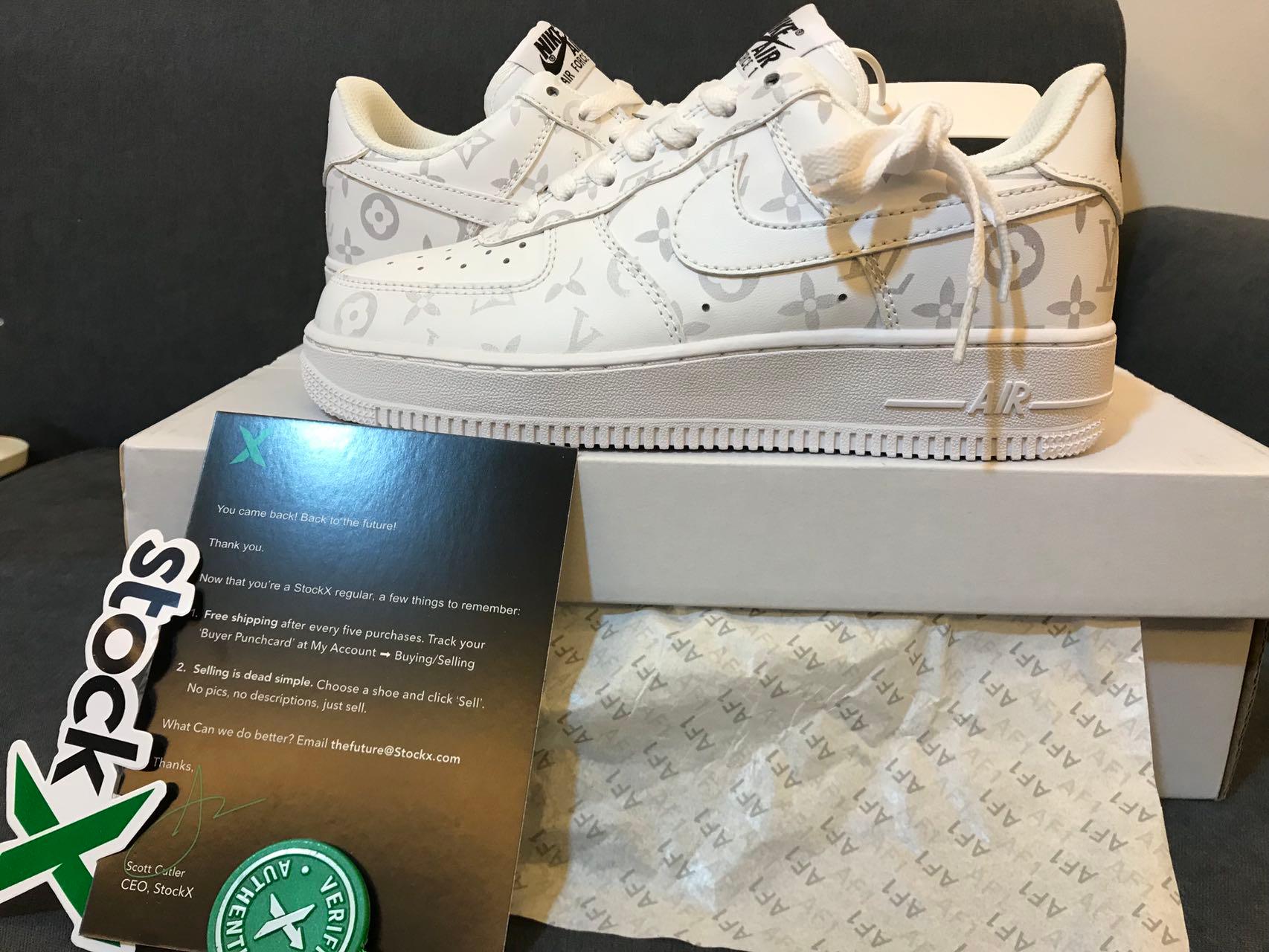 Custom LV Air Force 1 Heat Sensing CW2288 121 sneakeronline