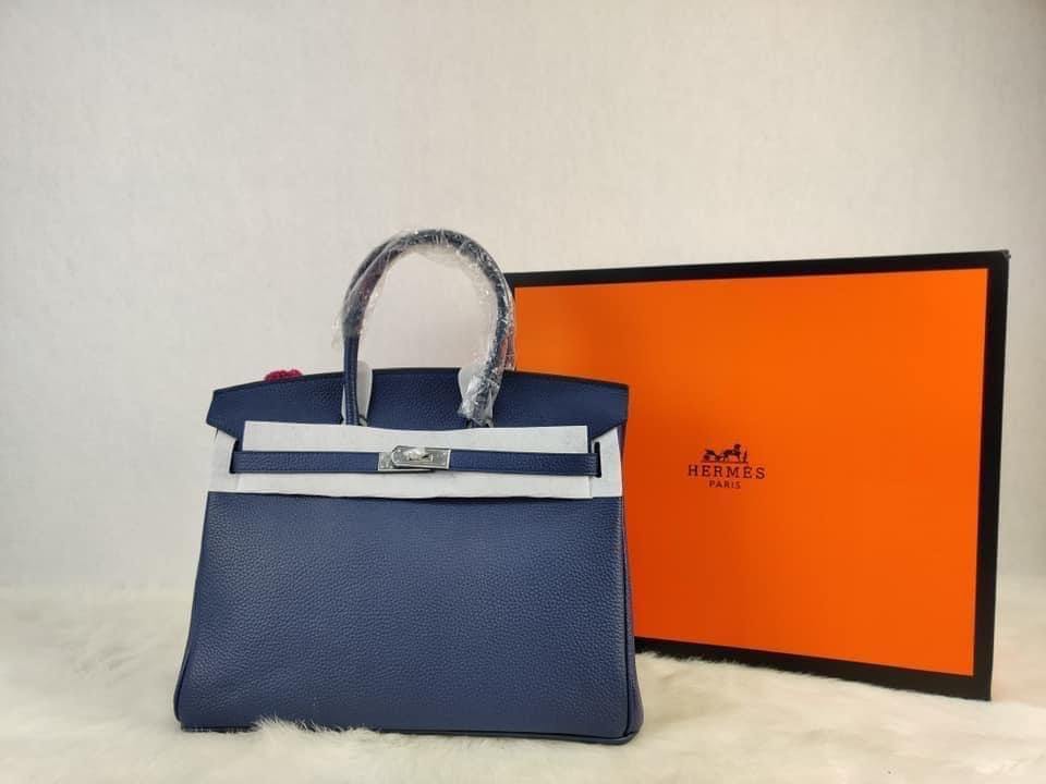 birkin 30 deep blue togo gold hardware Kilta bags