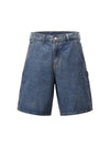 Sneakerhill Retro Blue Denim Shorts