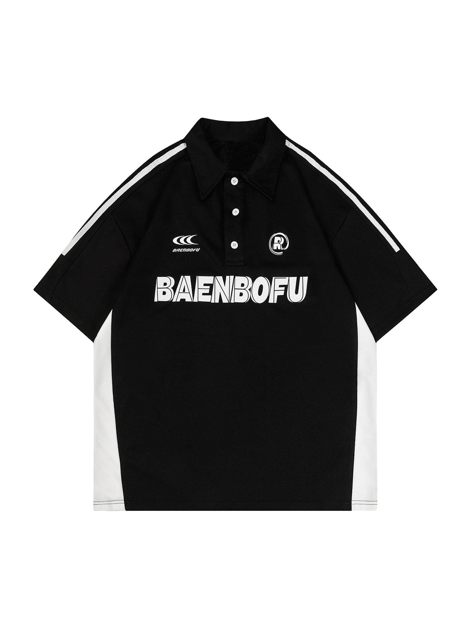 Sneakerhill Retro Street Polo Short Sleeve T-Shirt - 2126 SP2405278YAI