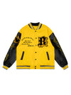 Sneakerhill Flame Elements Letter Embroidery Baseball Jacket -1608 SP22112581UY